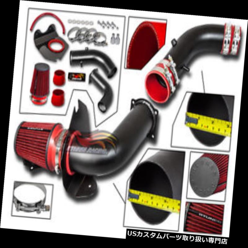 ơ ʡ ޥåȥ֥åɥ󥨥ơ+ɥ饤ե륿ʥե94-98ѡ˥ޥ3.8L V6 MATT BLACK COLD INDUCTION AIR INTAKE + DRY FILTER FOR FORD 94-98 Mustang 3.8L V6