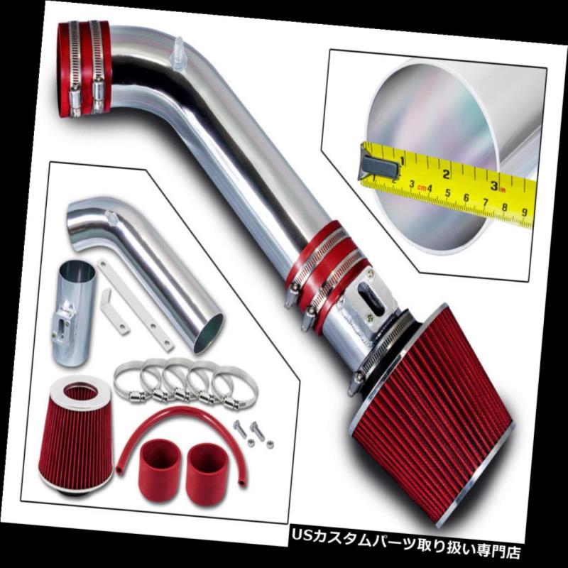 エアインテーク インナーダクト 06-08インフィニティM35セダン3.5L V6用RAMエアインテークキット+レッドフィルター RAM AIR INTAKE KIT+ RED FILTER For 06-08 Infiniti M35 Sedan 3.5L V6