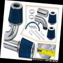 エアインテーク インナーダクト FOR FOR 1988-1995 F150 5.0L 5.8L V8用レーシングエアインテークキット+ブルーフィルターMAFな...