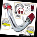 エアインテーク インナーダクト レッドコールドインダクションエアインテーク+ドライフィルターDODGE 03-05 NEON SRT4 2.4L TURBO R...