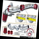 USエアインテーク インナーダクト フォード96-04マスタングGT 4.6L V8のための赤の冷たい空気吸入キット+ドライフィルター RED COLD AIR...