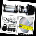 USエアインテーク インナーダクト ラムエアインテークキット+ 94-96フォードF150ブロンコ5.0L 5.8L V8 w / MAF用ブラックフィルター ...