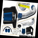 USエアインテーク インナーダクト 07-08シボレー郊外1500/2500 5.3L 6.0L用ブルーコールドシールドエアインテークキット Blue Cold...