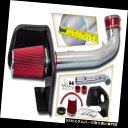 USエアインテーク インナーダクト 09-14シルバラード郊外のTahoe V8 4.8L 5.3L用の吸気キットRED +ヒートシールド Air Intake...