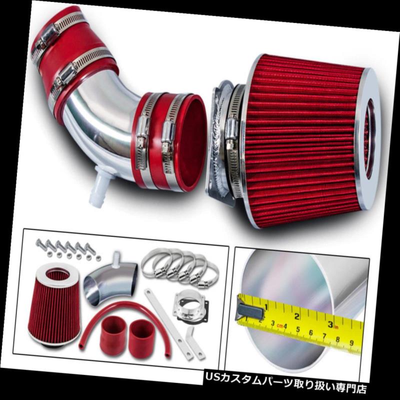 USエアインテーク インナーダクト 01-04マツダトリビュート/フォードエスケープ3.0L V6用RAM AIRインテークキット+ RED FILTER RAM AIR INTAKE KIT + RED FILTER FOR 01-04 Mazda Tribute / Ford Escape 3.0L V6