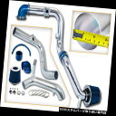 USエアインテーク インナーダクト 青緑色の吸気キット+フォード00-03用ドライフィルターフォーカス2dr 3dr 4dr 2.0L L4 BLUE COLD...