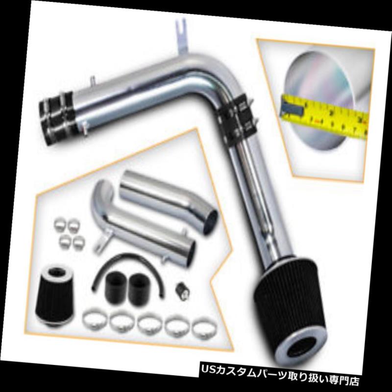 USエアインテーク インナーダクト ホンダ02-03 TL 3.2L / 03 CL V6 VTEC用ブラックコールドエアインテークキット+ドライフィルター BLACK COLD AIR INTAKE KIT+DRY FILTER FOR HONDA 02-03 TL 3.2L / 03 CL V6 VTEC