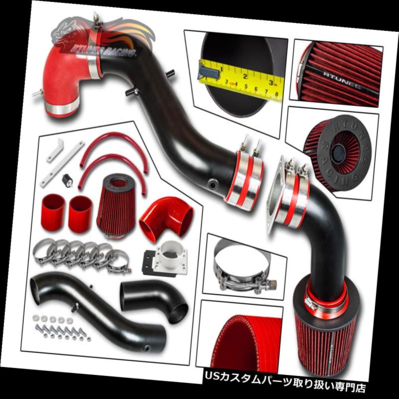 エアインテーク インナーダクト マットブラックコールドエアインテークキット+ FORD 98-03エスコートZX2 Zetec 2.0L L4用フィルター MA...