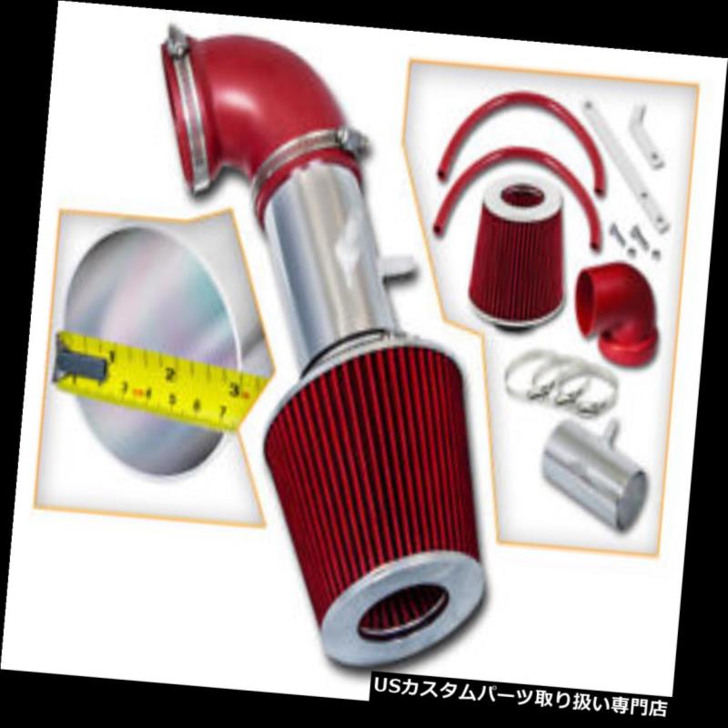 エアインテーク インナーダクト RAMエアインテークキット+レッドフィルター01-04用ダッジストラタスセブリング2.7L RAM AIR INTAKE Kit + RED FILTER For 01-04 Dodge Stratus Sebring 2.7L