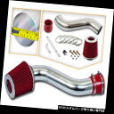 エアインテーク インナーダクト スポーツエアインダクションインテークキット+ 97-02ジープラングラーTJ 2.5 L 4用レッドドライフィルター SPORT...