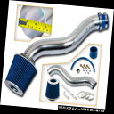エアインテーク インナーダクト 88-91シビックオール/ CRX Si 1.5 1.6用スポーツエアインテークシステム+ブルーコーンフィルター SPORT A...