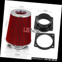 エアインテーク インナーダクト フォード97-04 F150 /ヘリテージ4.6L 5.4L用エアインテークMAFアダプターREDフィルターキット AIR INTAKE MAF Adapter RED Filter Kit For Ford 97-04 F150 / Heritage 4.6L 5.4L