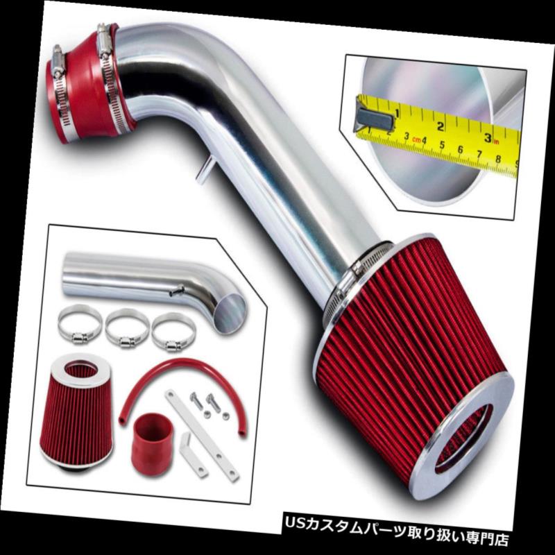 エアインテーク インナーダクト いすゞロデオ/トルーパー3.2 V6 SOHCショートラムエアインテークキット+ REDフィルター 93-95 Isuzu Rodeo/Trooper 3.2 V6 SOHC Short Ram Air Intake Kit +RED Filter