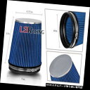 USエアインテーク インナーダクト 青6インチ6インチ152mm吸気コールドエアインテークコーントラックフィルターSubaru Scion BLUE 6 Inc...