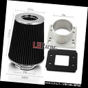 USエアインテーク インナーダクト ブラックコーンドライフィルター+ AIR INTAKE MAFアダプターキットforマツダ92-95 MX3 MX5 1.6...
