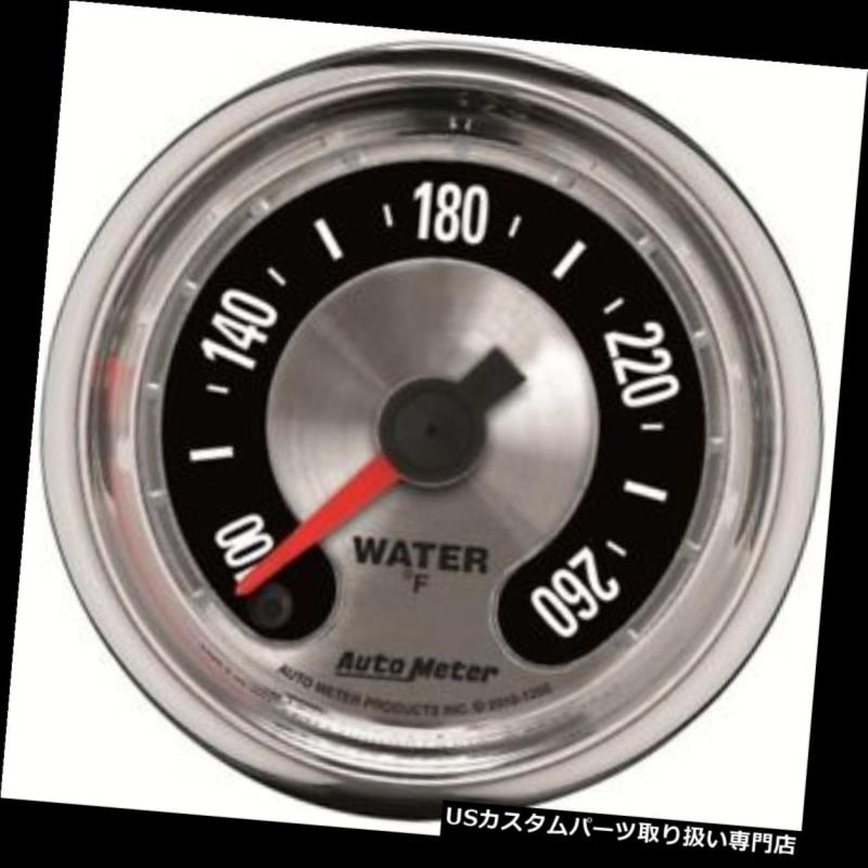 楽天カスタムパーツ WORLD倉庫USタコメーター 自動計1232アメリカの筋肉機械水温計 Auto Meter 1232 American Muscle Mechanical Water Temperature Gauge