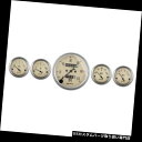 USタコメーター オートメーター1808アンティークベージュ5ピースゲージキット Auto Meter 1808 Antique Beige 5 Piece Gauge Kit