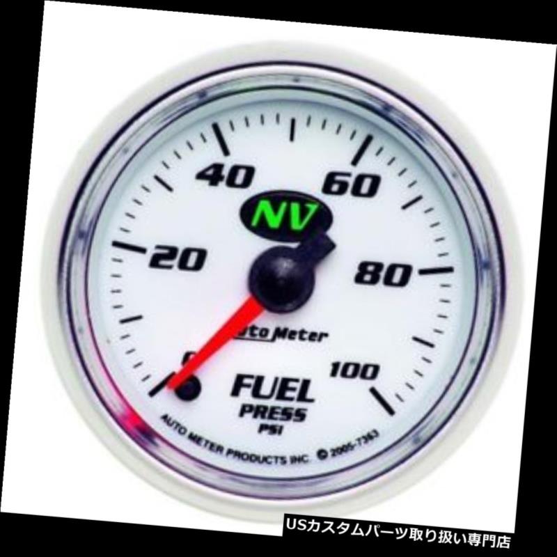 USタコメーター 自動メートル7363 NVデジタルステッピングモーター燃料圧力計、100 PSI Auto Meter 7363 NV Digital Stepper Motor Fuel Pressure Gauge, 100 PSI