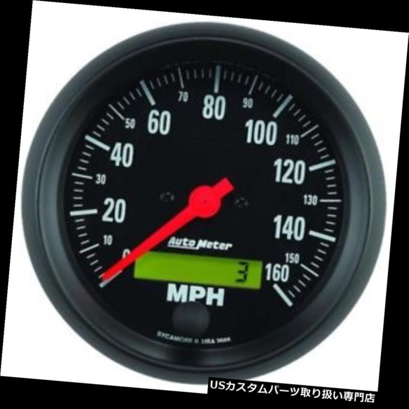 USタコメーター オートメーター2688 Zシリーズ空芯スピードメーター、160 MPH、3-3 / 8インチ Auto Meter 2688 Z-Series Air-Core Speedometer, 160 MPH, 3-3/8 Inch