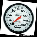 USタコメーター オートメーター5895ファントムメカニカルスピードメーター、160 MPH、5インチ Auto Meter 5895 Phantom Mech...