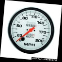 USタコメーター オートメーター5896ファントムメカニカルスピードメーター、200 MPH、5インチ Auto Meter 5896 Phantom Mech...