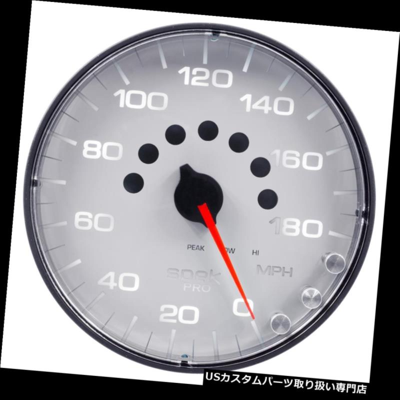 USタコメーター オートメーターP230128 Spek-Proスピードメーター、5、0-180 MPH、フラットレンズ Auto Meter P230128 Spek-Pro Speedometer, 5, 0-180 MPH, Flat Lens