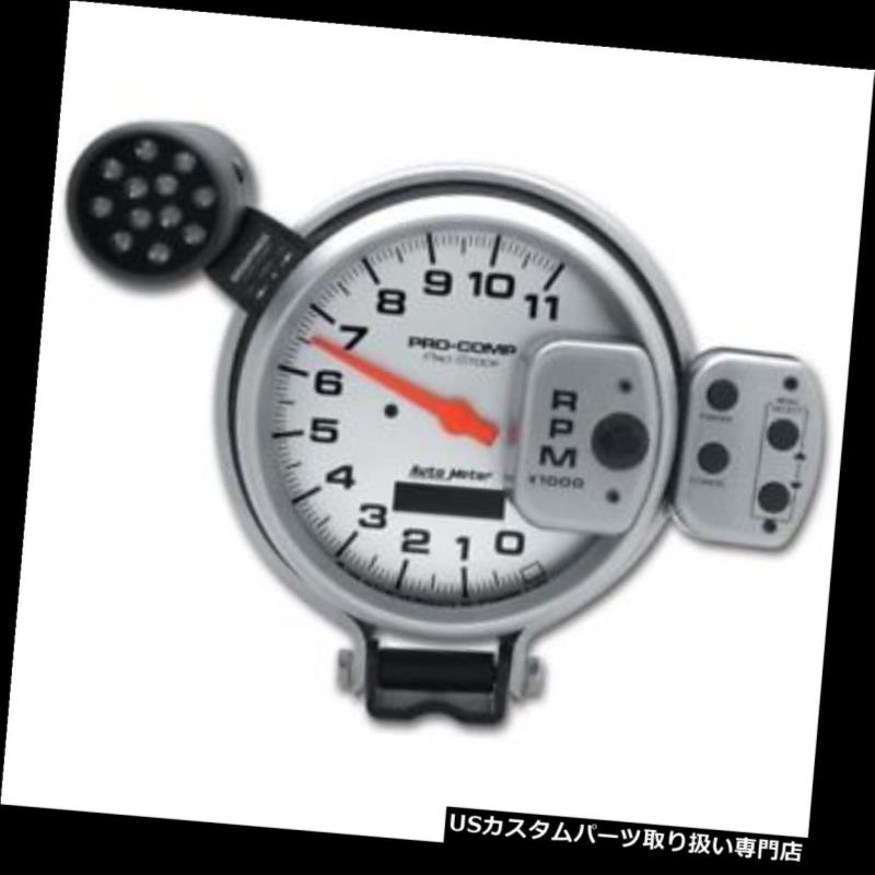 USタコメーター オートメーター6834 Ultra-Lite空芯ペデスタルタコート、11k RPM、5インチ Auto Meter 6834 Ultra-Lite Air-Core Pedestal Tach, 11k RPM, 5 Inch