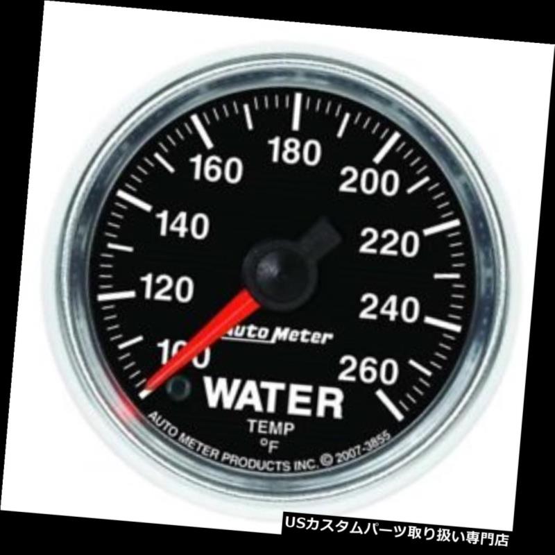 USタコメーター 自動メーター3855 GSデジタルステッピングモーター水温計 Auto Meter 3855 GS Digital Stepper Motor Water Temperature Gauge