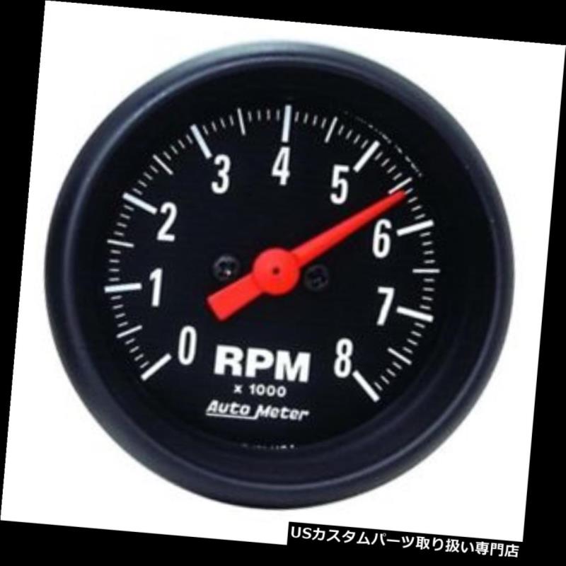 USタコメーター オートメーター2698 Zシリーズエアコアインダッシュタコート、8k RPM、2-1 / 16インチ Auto Meter 2698 Z-Se...