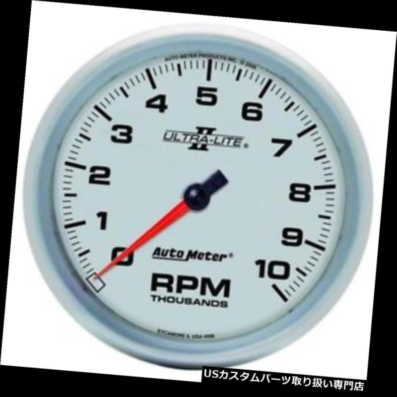 USタコメーター オートメーター4998ウルトラライトII空芯インダッシュタコート、10k RPM、5インチ Auto Meter 4998 Ultra-Lit...