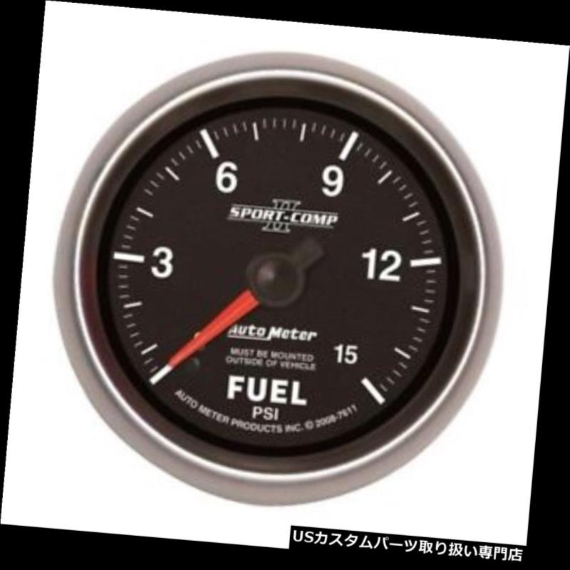 USタコメーター オートメーター7611 Sport-Comp II機械式燃料圧力計 Auto Meter 7611 Sport-Comp II Mechanical Fuel Pressure Gauge