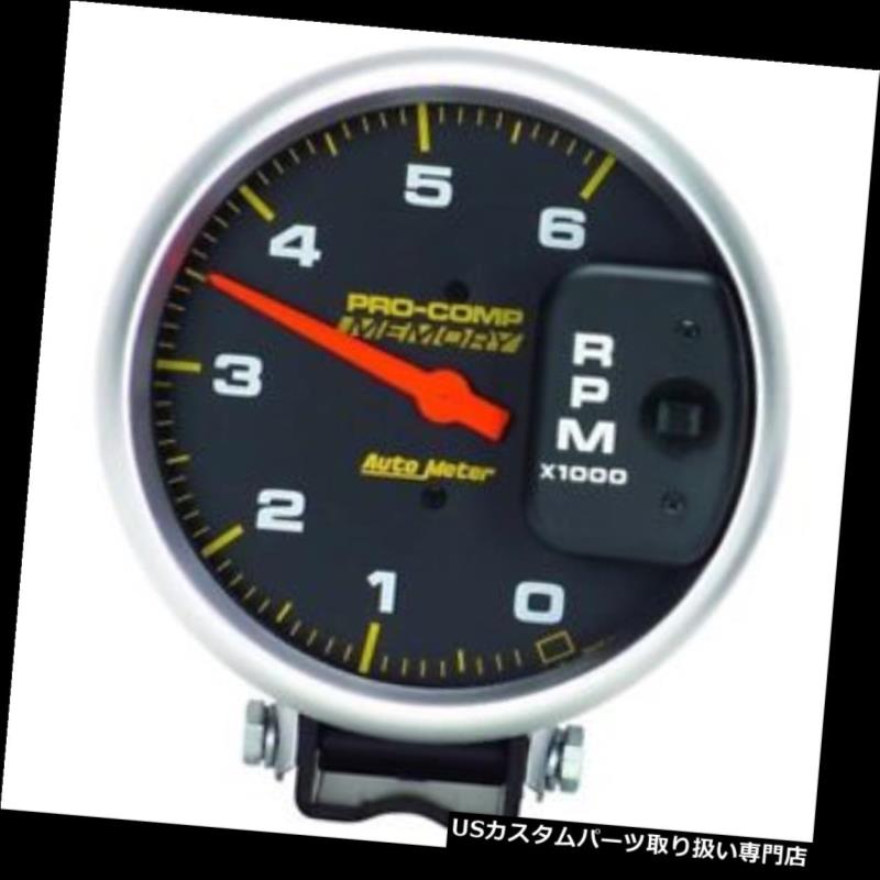 USタコメーター オートメーター6806 Pro-Compエアコアペデスタルタコメーター、6k RPM、5インチ Auto Meter 6806 Pro-Comp Air-Core Pedestal Tachometer, 6k RPM, 5 Inch