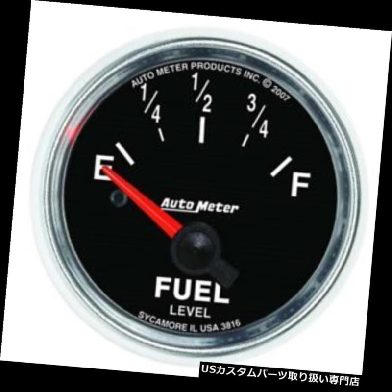 USタコメーター オートメーター3816 GS空芯燃料レベルゲージ、2-1 / 16インチ Auto Meter 3816 GS Air-Core Fuel Level Gauge, 2-1/16 Inch
