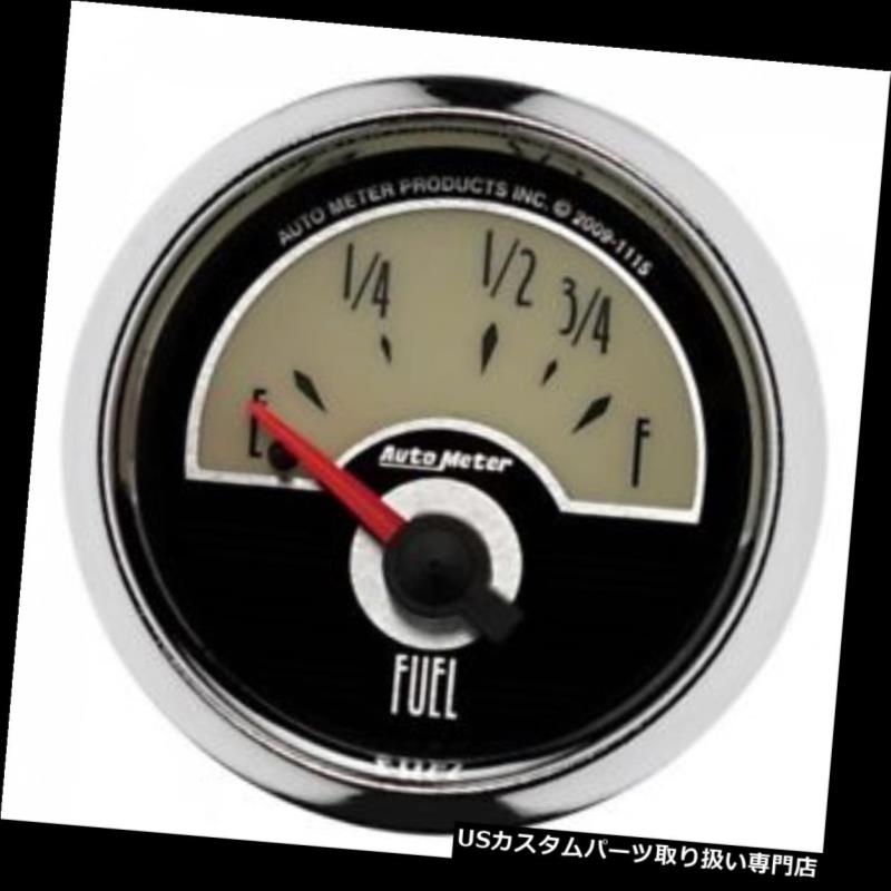 USタコメーター オートメーター1115クルーザー空芯燃料レベルゲージ、2-1 / 16インチ Auto Meter 1115 Cruiser Air-Core Fuel Level Gauge, 2-1/16 Inch
