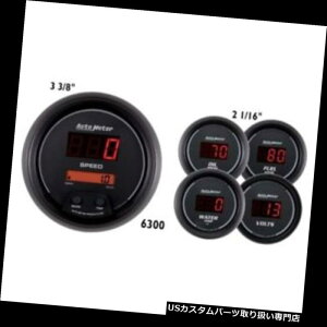 USタコメーター オートメーター6300 Sport-Compデジタル5ピースゲージキット Auto Meter 6300 Sport-Comp Digital 5 Piece Gauge Kit