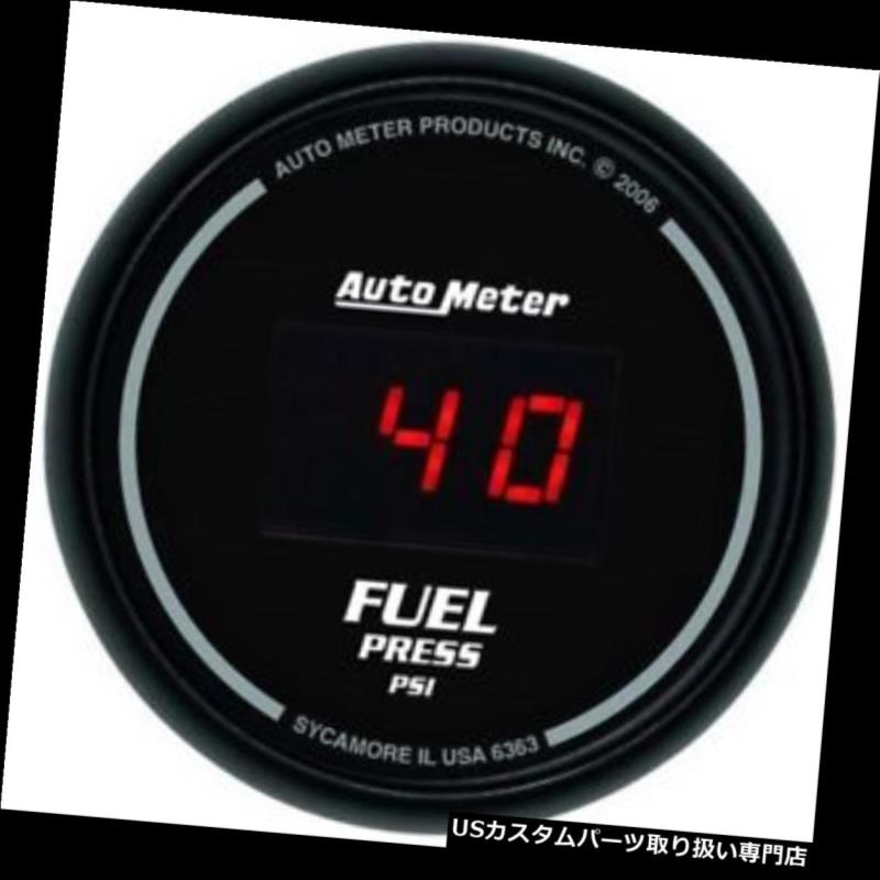 USタコメーター オートメーター6363スポーツコンプデジタルデジタル燃料圧力計 Auto Meter 6363 Sport-Comp Digital Digital Fuel Pressure Gauge