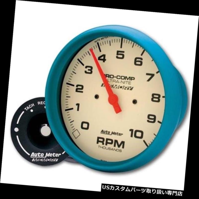 USタコメーター オートメーター4594ウルトラナイトエアコアインダッシュタコート、10k RPM、5インチ Auto Meter 4594 Ultra-Nit...