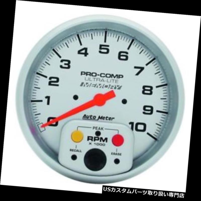USタコメーター オートメーター4494ウルトラライトエアコアインダッシュタコート、10k RPM、5インチ Auto Meter 4494 Ultra-Lit...