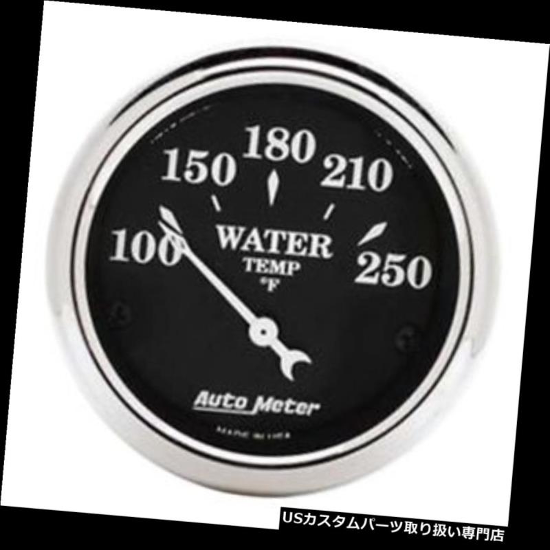 USタコメーター オートメーター1737年古いタイムブラック空芯水温計 Auto Meter 1737 Old Tyme Black Air-Core Water Temperature Gauge