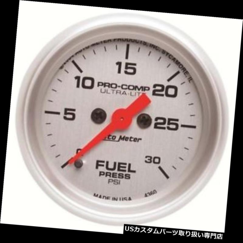 USタコメーター オートメーター4360ウルトラライトデジタルステッパーモーター燃料圧力計 Auto Meter 4360 Ultra-Lite Digital Stepper Motor Fuel Pressure Gauge