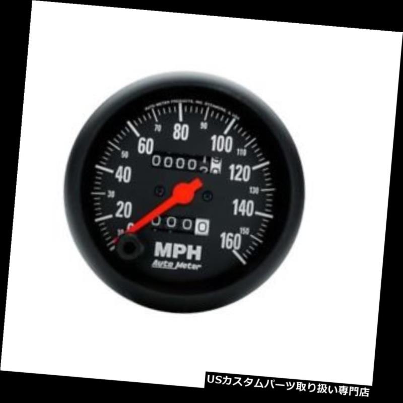 USタコメーター オートメーター2694 Zシリーズメカニカルスピードメーター、160 MPH、3-3 / 8インチ Auto Meter 2694 Z-Series Mechanical Speedometer, 160 MPH, 3-3/8 Inch