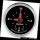 USタコメーター 自動メーター1285デザイナーブラックIIデジタルステッパーモータークロックゲージ Auto Meter 1285 Designer Black II Digital Stepper Motor Clock Gauge