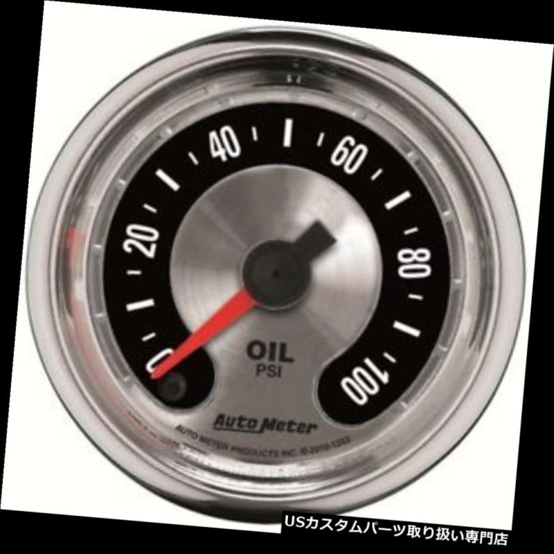 USタコメーター 自動メーター1253アメリカの筋肉デジタルステッパーモーターオイルPSIゲージ Auto Meter 1253 American Muscle Digital Stepper Motor Oil PSI Gauge