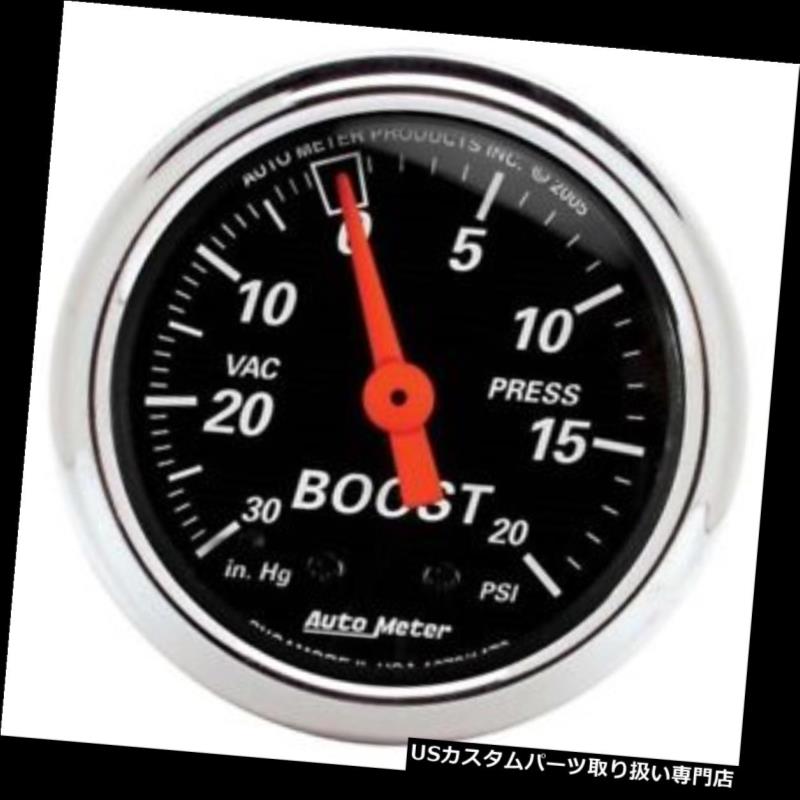 USタコメーター オートメーター1471デザイナーブラックメカニカルブースト/真空計 Auto Meter 1471 Designer Black Mechanical Boost/Vacuum Gauge