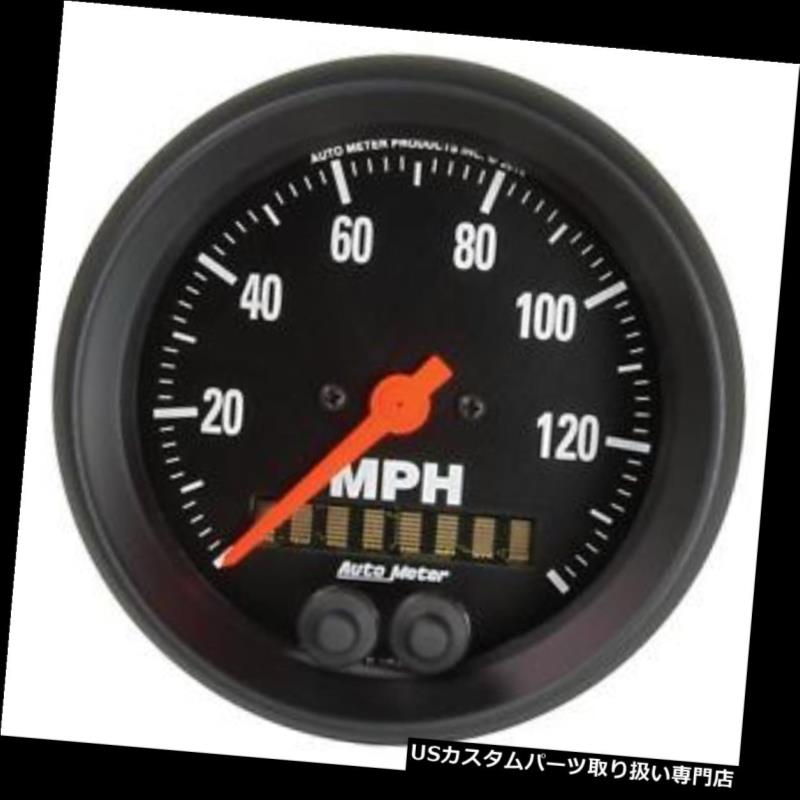 USタコメーター オートメーター2680 Zシリーズスピードメーター、3-3 / 8、0-140 MPH、フラットレンズ Auto Meter 2680 Z-Series Speedometer, 3-3/8, 0-140 MPH, Flat Lens