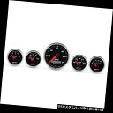 USタコメーター オートメーター1201デザイナーブラックII 5ピース電気ゲージキット Auto Meter 1201 Designer Black II 5 Piece Electric Gauge Kit