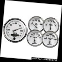 USタコメーター オートメーター1200オールドタイムホワイトII 5ピースゲージセット、電気 Auto Meter 1200 Old-Tyme White II 5 Piece Gauge Set, Electric