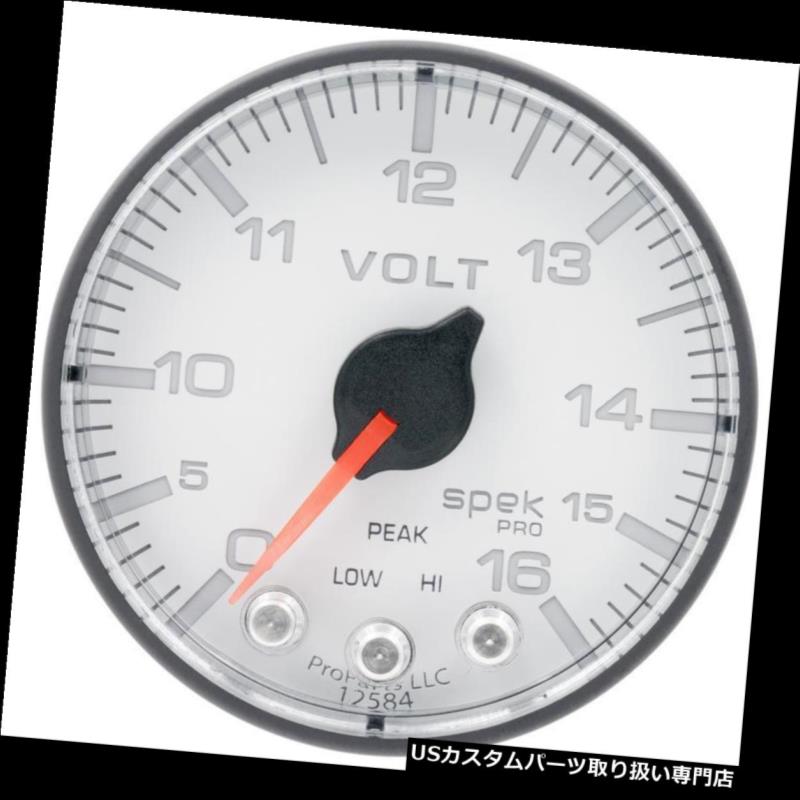 USタコメーター オートメーター電圧計ゲージP344128。 Spek-Pro電圧計2-1 / 16 