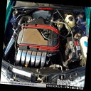 USエアインテーク インナーダクト BCPブラック1992-1998 Jetta GLX Corrado SLCコールドエアインテークキット+フィルター BCP...