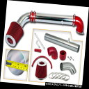USエアインテーク インナーダクト BCP RED 97-06ジープラングラー2.5L L4 4.0L V6ショートラムエアインテークキット+フィルター BCP...